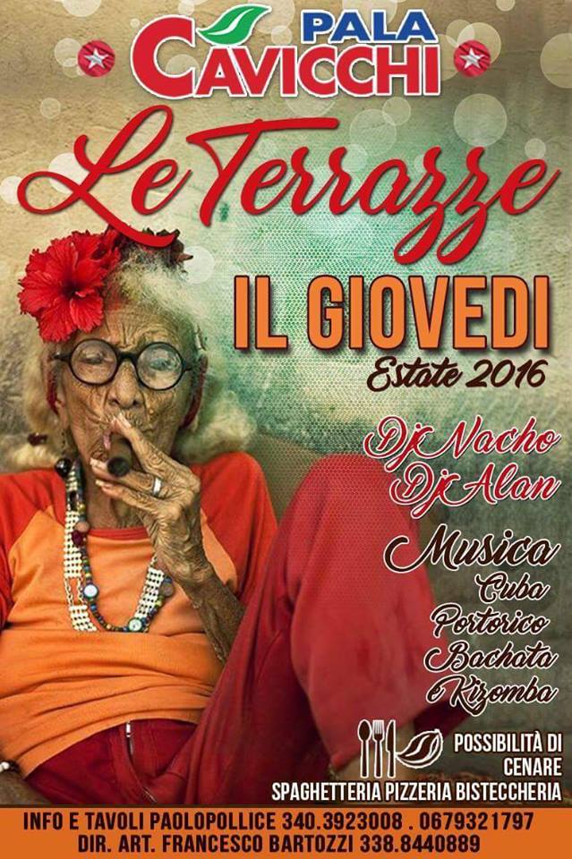 Giovedì Salsero – Estate 2016 – Le Terrazze Palacavicchi
