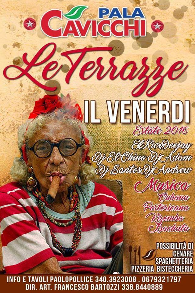 Venerdì Salsero – Estate  2016 – Le Terrazze Palacavicchi