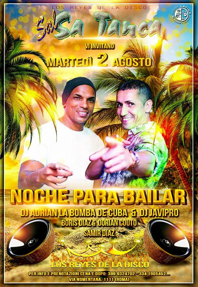 Questa Sera Salsatanca Martedì