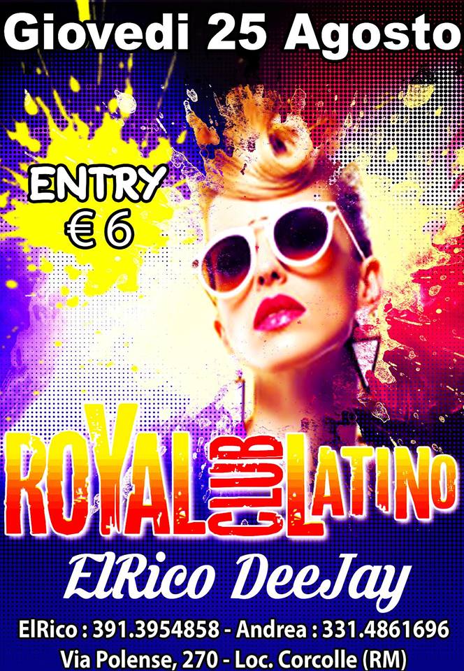 Royal Latino – Il Giovedì Salsero