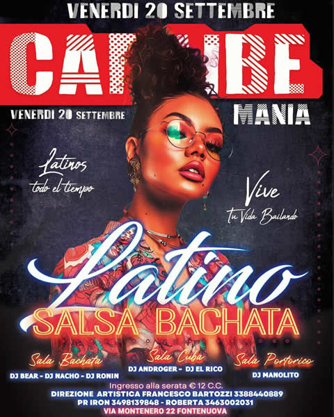 Caraibe – Latino – Venerdì